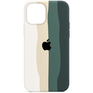Чохол Rainbow Case для iPhone 12 Pro White/Pine Green