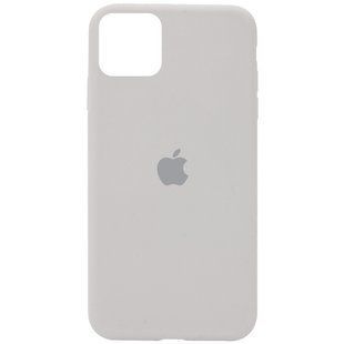 Чехол для Apple iPhone 11 Pro (5.8") Silicone Full / закрытый низ (Серый / Stone)