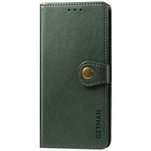 Шкіряний чохол книжка GETMAN Gallant (PU) для Samsung Galaxy M31s Зелений