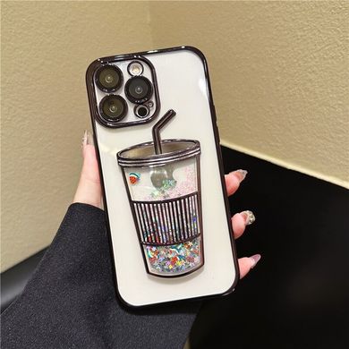 Чехол для iPhone 12 / 12 Pro Shining Fruit Cocktail Case + стекло на камеру Black