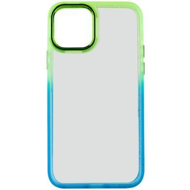 Чохол TPU+PC Fresh sip series для Apple iPhone 11 Pro Max (6.5") Бірюзовий / Лимонний