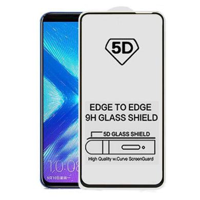 5D стекло для Samsung Galaxy А11 Black Полный клей / Full Glue, Черный