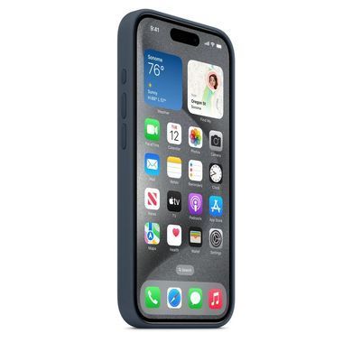 Чехол Silicone case Original 1:1 (AAA) with Magsafe для Apple iPhone 15 Pro