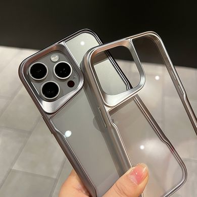 Чехол для Iphone 11 Metal HD Clear Case Black