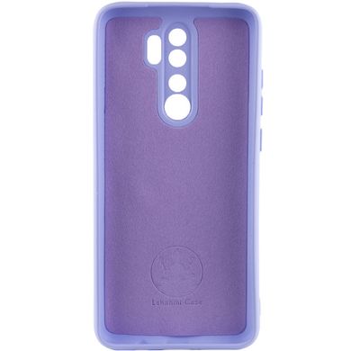 Чехол для Xiaomi Redmi Note 8 Pro Silicone Full camera закрытый низ + защита камеры Светло - Фиолетовый / Сиреневый / Dasheen