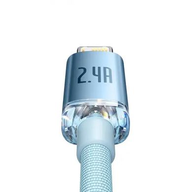 Кабель Baseus Crystal Shine Series Lightning 2.4A (2m) Sky Blue