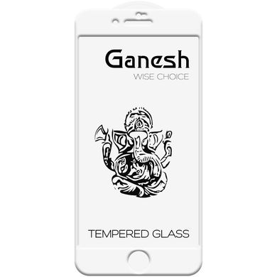Захисне скло Ganesh 3D для Apple iPhone 7/ 8 / SE (2020) (4.7 ") (Білий)