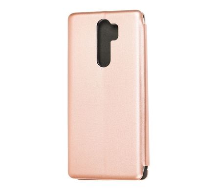 Чохол книжка Premium для Xiaomi Redmi Note 8 Pro рожево-золотистий
