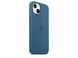 Чохол Silicone case Original 1:1 (AAA) with Magsafe для Apple iPhone 13 (6.1") (Синій / Blue Jay)