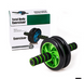 Гімнастичне спортивне фітнес колесо Double wheel Abs health abdomen round | Тренажер-ролик для м'язів