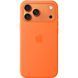 Чохол Silicone case Original 1:1 (AAA) with Magsafe для Apple iPhone 17 Pro Max (Помаранчевий / Orange)