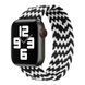 Ремешок Braided Solo Loop для Apple Watch 42/44/45 mm Rainbow Black-White