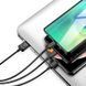 Кабель USAMS combo Micro USB/Lightning/Type-C US-SJ324 |1.2m, 1.7A| White