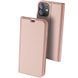 Чехол-книжка Dux Ducis с карманом для визиток для Apple iPhone 12 mini (5.4") (Rose Gold)