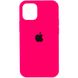 Чехол для Apple iPhone 12 | 12 Pro Silicone Full / закрытый низ (Розовый / Barbie pink)