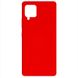 Чохол Silicone Cover Full without Logo (A) для Samsung Galaxy A42 5G (Червоний / Red)