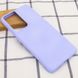 Чехол Silicone Cover Full without Logo (A) для Samsung Galaxy S21 Ultra (Сиреневый / Dasheen)