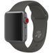 Силиконовый ремешок для Apple watch 42mm / 44mm (Серый / Dark Gray)