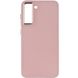 TPU чохол Bonbon Metal Style для Samsung Galaxy S21 FE Рожевий / Light pink