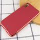TPU+Glass чехол Venezia для Apple iPhone XS Max (6.5") (Красный / Camellia)