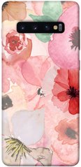 Чохол для Samsung Galaxy S10 + PandaPrint Акварельні квіти 3 квіти