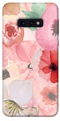 Чехол для Samsung Galaxy S10e PandaPrint Акварельные цветы 3 цветы