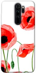 Чохол для Xiaomi Redmi Note 8 Pro PandaPrint Акварельні маки квіти