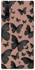 Чехол для Samsung Galaxy Note 10 Plus PandaPrint Порхающие бабочки паттерн