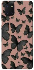 Чехол для Samsung Galaxy Note 10 Lite (A81) PandaPrint Порхающие бабочки паттерн