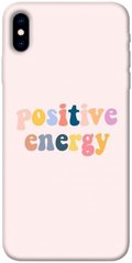 Чехол для Apple iPhone XS (5.8"") PandaPrint Positive energy надписи
