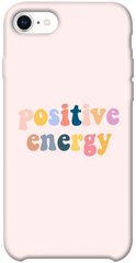 Чохол для Apple iPhone SE (2020) PandaPrint Positive energy написи