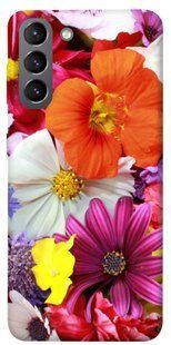 Чохол для Samsung Galaxy S21 PandaPrint Оксамитовий сезон квіти