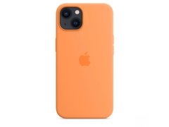 Чохол Silicone case Original 1:1 (AAA) with Magsafe для Apple iPhone 13 (6.1") (Оранжевий/ Marigold)