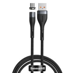Кабель Baseus Micro USB Zinc Magnetic Safe Fast Charging Data Cable |1m, 2.1A| (CAMXC-KG1) Black, Black