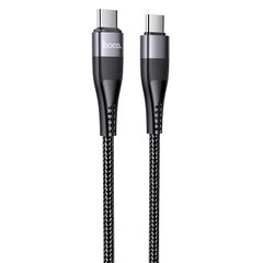 Кабель HOCO Type-C to Type-C Vortex magnetic charging data cable U99 |1m, 5A, 100W| Black, Black