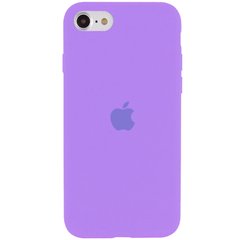 Чохол Silicone Case Full Protective (AA) для Apple iPhone SE (2020) (Бузковий / Dasheen)