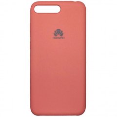 Накладка Silicone Cover for Huawei Y6 2018 Pink