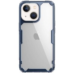 TPU чехол Nillkin Nature Pro Series для Apple iPhone 13 (6.1") Синий (прозрачный)