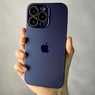 Чехол для iPhone 14 Pro AG Titanium case Deep Purple