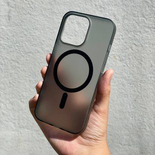 Чохол для iPhone 13 Matt Clear Case ультратонкий, не жовтіє Black
