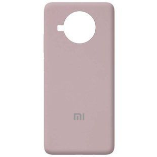 Чохол для Xiaomi Mi 10T Lite / Redmi Note 9 Pro 5G Silicone Full (Сірий / Lavender) з закритим низом і мікрофібри
