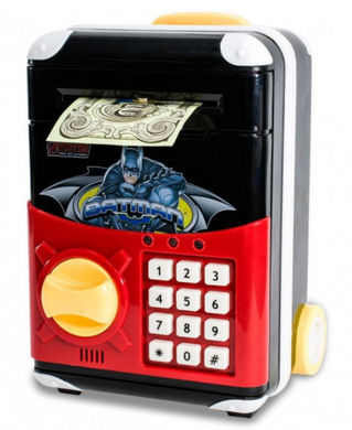 Скарбничка сейф, дитячий банкомат з кодовим замком NUMBER BANK
