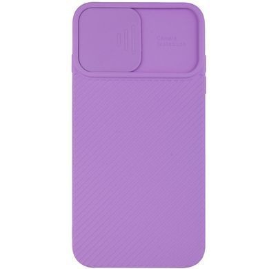 Чохол Camshield Square TPU зі шторкою для камери для Apple iPhone 7 plus / 8 plus (5.5"") Бузковий