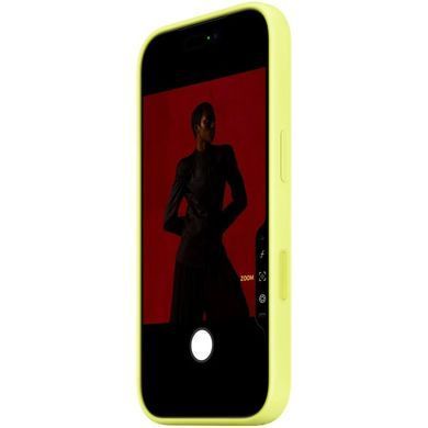 Чохол Silicone case Original 1:1 (AAA) with Magsafe для Apple iPhone 17 Pro Max (Неоново-жовтий / Neon Yellow)