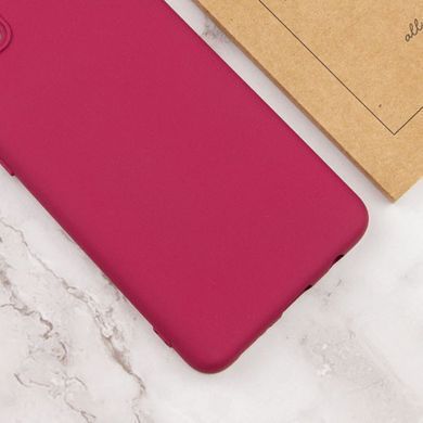Чехол для Xiaomi 12T / 12T Pro Silicone Full camera закрытый низ + защита камеры Бордовый / Marsala