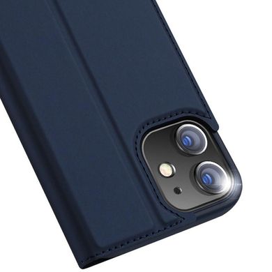 Чехол-книжка Dux Ducis с карманом для визиток для Apple iPhone 12 mini (5.4") (Синий)