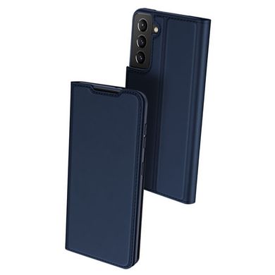 Чехол-книжка Dux Ducis с карманом для визиток для Samsung Galaxy S21 Plus (Синий)