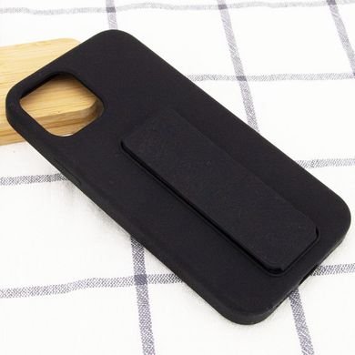 Чохол Silicone Case Hand Holder для Apple iPhone 12 mini (5.4") (Чорний / Black)