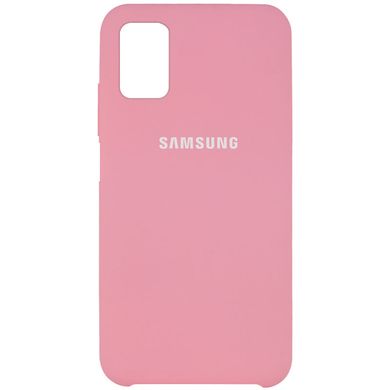 Чехол Silicone Cover (AAA) для Samsung Galaxy M51 (Розовый / Light pink)