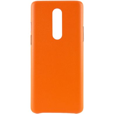Кожаный чехол AHIMSA PU Leather Case (A) для OnePlus 8 (Оранжевый)